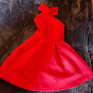 Mustard Seed Red backless dress